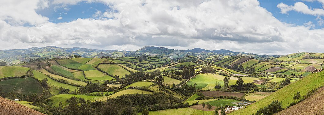 View from Julio Andrade, Carchi Province, Ecuador.