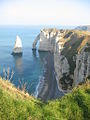Limestone cliffs of Normandy near Étretat