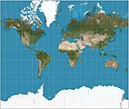 Tsinkayen Mercator (82°S da 82°N)