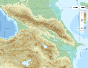 Кара-Бурга. Карта розташування: Кавказ