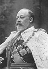 König Eduard VII. bei seiner Krönung, 1902