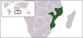 Localização de Moçambique