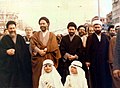 حضور محمد بهشتی در راهپیمایی تاسوعا و عاشورای ۱۳۵۷