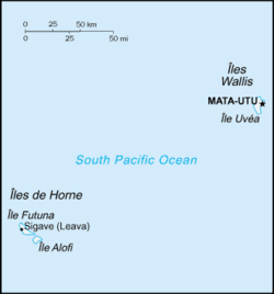 Lokasi Wallis dan Futuna