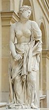 Didon, statue de marbre de Christophe Cochet, Musée du Louvre