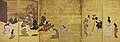 Arvatavasti vahemikus 1624–44 loodud Hikone sirm on üks vanimaid ukiyo-e stiilis teoseid