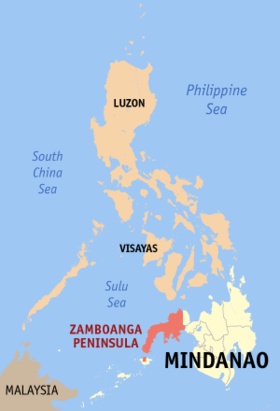 Mapa a pakabirukan ti Peninsula ti Zamboanga