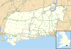 Burpham is located in West Sussex