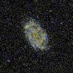 NGC 10 i ultraviolet ljus, av GALEX