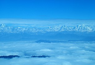 Binsar, a view of Kumaon Himalayas.