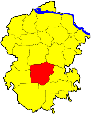 Ибресинский район/ муниципальный округ на карте