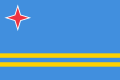 Flag of Aruba (Kingdom of the Netherlands)