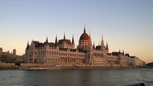 Hungarian Parliament in Budapest, Hungary (2015)
