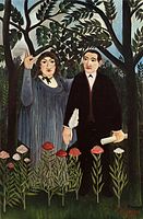 Muse Inspiring the Poet (Portrait of Guillaume Apollinaire and Marie Laurencin), 1909, Art Museum of Bázel