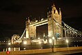 The Tower Bridge, Londýn v noci 2