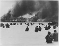 165th Infantry assault wave attacking Butaritari, Yellow Beach Two, Makin atoll, 20 November 1943