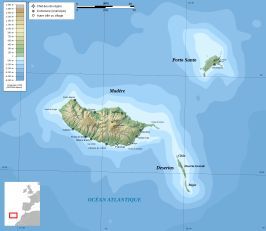 Kaart van Madeira