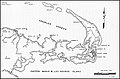 US Navy map Manus Naval Base in 1945