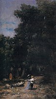 Intrarea în pădurea de la Fontainebleau (1867) - Muzeul Zambaccian