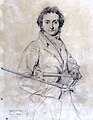Niccolò Paganini langt på vei omdefinerte fiolinens rolle. Malt av: Jean Auguste Dominique Ingres