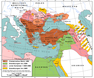 Osmaansk Rik tesken 1481 an 1681
