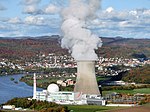 Das Kernkraftwerk Leibstadt in der gleichnamigen Ortschaft