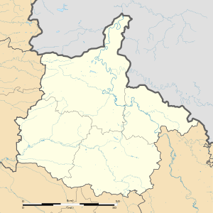 沙尼在阿登省的位置