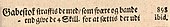 Lovbestemmelse fra Christian Vs Norske Lov fra 1687, med «Gabestok straffis de med som svære og bande - end give de 4 Skilling for at sættis der udi».