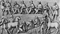 Збори германської племінної верхівки. Зображення на колоні Марка Аврелія.