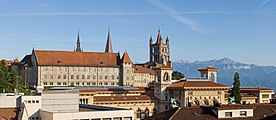 University and cathedral of Lausanne, Switzerland