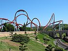Roller coaster Dragon Khan u Španjolskoj