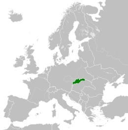 Slovacchia - Localizzazione