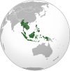 Topografi Asia Tenggara.