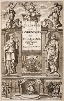 David Mevius: Commentarii in jus Lubecense libri V. (1679)