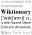 logo Wiktionary