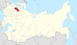 Новгородская губерния на карте