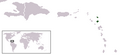 Antigua and Barbudaর মানচিত্রগ