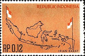 Stamp of Indonesia - 1963 - Colnect 302611 - “Indonesia’s Flag from Sabang to Merauke”.jpeg
