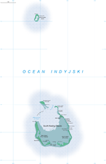 Mapa Wysp Kokosowych