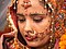 Seorang pengantin dari India.