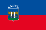 Thumbnail for File:Flag of the 21st District of Budapest (1996-2011).svg