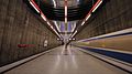 4. A Mangfallplatz metróállomás, a müncheni metró U1 vonalának legdélibb, 1997. november 9-én megnyitott állomása (javítás)/(csere)