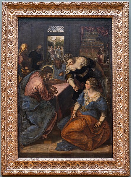 File:Christ in the House of Martha and Mary - Tintoretto.jpg