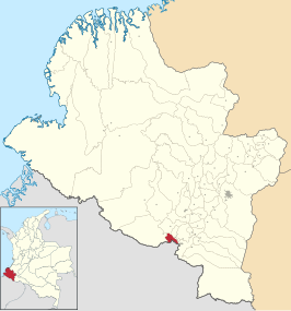 Locatie van Cuaspud