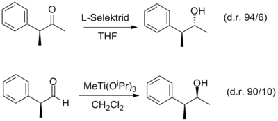 Permutationsreaktion mit L-Selektrid