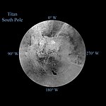 Fotografie povrchu jižního pólu