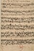 Notenhandschrift von Johann Sebastian Bach