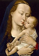 Rogier van der Weyden, Virgin and Child * (after 1454), 31.9 x 22.86 cm.