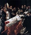 Aziz Bonaventure'nin Ölümü (Papa X. Gregarious ve Aragon Kralı I. Jamie Aziz Boneventuare'nin Cesedi Huzurunda), Louvre Müzesi