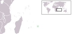 Endêmico da ilha Rodrigues (em destaque)